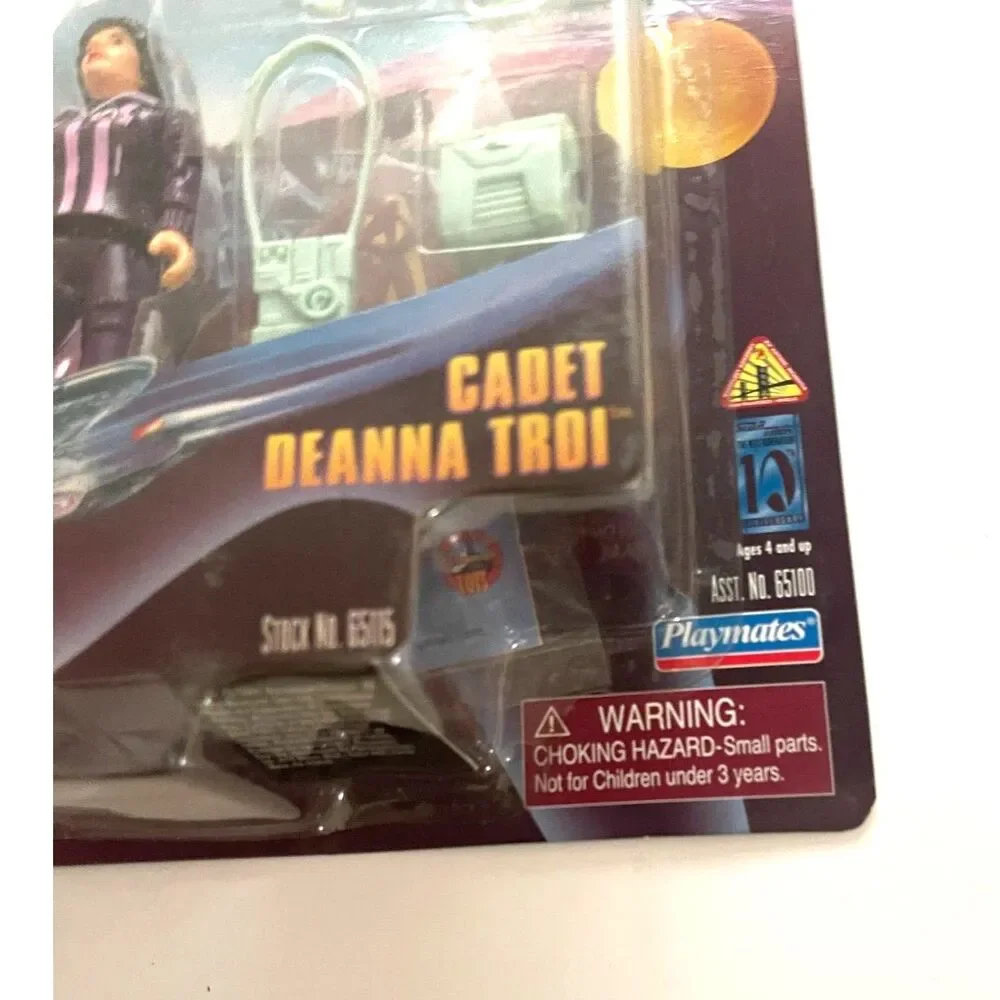 Star Trek Warp Factor Series Cadet Deanna Troi Action Figure Unpainted Variant